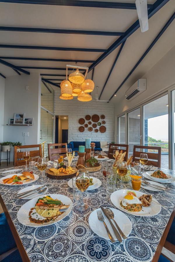 Saffronstays Kaia Waters By Kosha Villas, Pawna - Greek Style Villa With Panoramic View Of Pawna Lake Kolvan Exteriör bild
