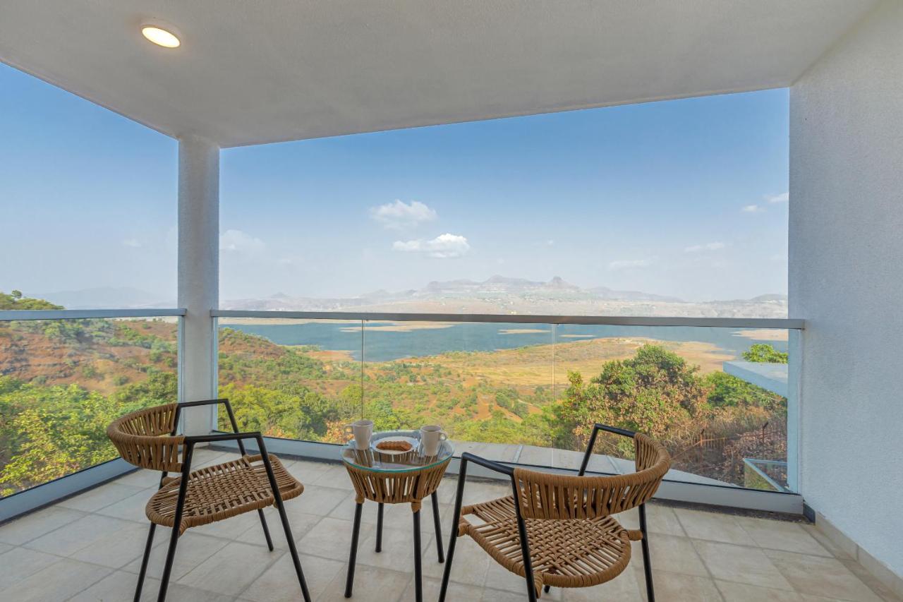 Saffronstays Kaia Waters By Kosha Villas, Pawna - Greek Style Villa With Panoramic View Of Pawna Lake Kolvan Exteriör bild